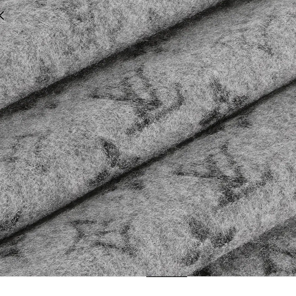 Louis Vuitton Echarpe Monogram Gradient M75900 Cashmere/Wool Grey Scarf NWOT - Picture 4 of 13